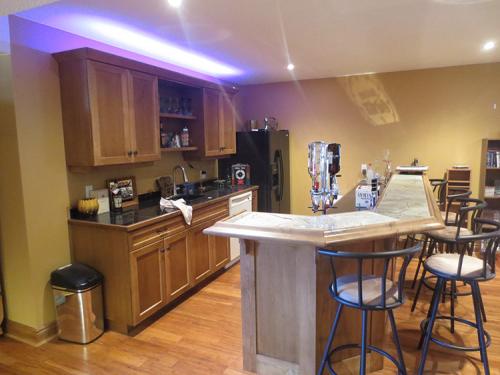 Basement bar